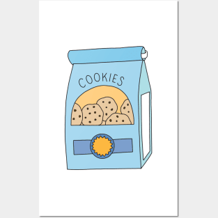 Chocolate Chip Cookie Bag Posters and Art